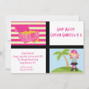 Search for pirate square invitations Treasure chest