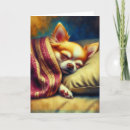 Search for dog napping cards Chihuahua