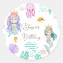Search for mermaid under the sea stickers Fairtytale