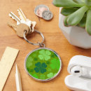Search for clover leaf keychains Four leaf clovers