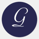 Search for medium blue stickers Initials