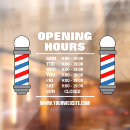 Search for hair salon window decals Open closed