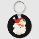 Search for funny toddler keychains Dabbing santa claus