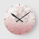 Search for faux marble clocks Chic