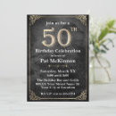 Search for vintage 50th birthday invitations Antique