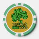 Recherche de trèfle jetons poker Irish