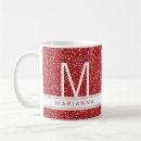 Search for red glitter mugs Girly