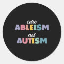 Search for cure autism stickers Chronic illness