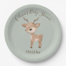 Search for deer baby shower plates Woodland animals