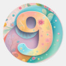 Search for 9th birthday stickers Nine
