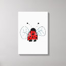 Search for bug canvas prints Red