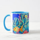 Search for coral reefs mugs Tropical