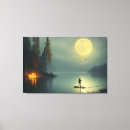 Search for full moon painting canvas prints Forest