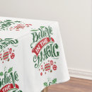 Search for christmas red and green tablecloths Typography