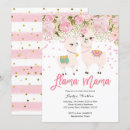 Search for alpaca invitations Pink floral