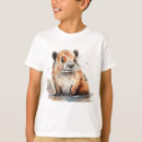 Search for wildlife kids tshirts Brown