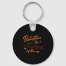 Search for thanksgiving round keychains Pumpkin spice