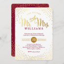 Search for maroon and gold wedding invitations Chic