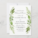 Search for wreath rehearsal dinner invitations Elegant