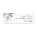 Search for snowflake baby shower return address labels Watercolor
