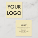 Search for yellow business cards Modern