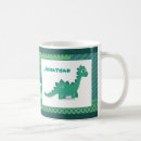 Search for blue and green dinosaur mugs Cartoon