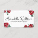 Search for red rose business cards Gold