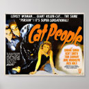 Recherche de vintage cat posters Félin