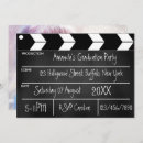Search for hollywood graduation invitations Black