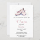 Search for ballet shoes invitations Watercolor