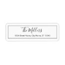 Search for stylish return address labels Rustic