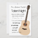 Recherche de talent invitations Spectacle de talent