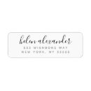 Search for grey and black return address labels Elegant
