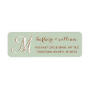 Search for two return address labels Elegant