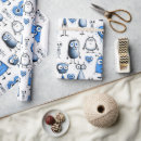 Recherche de anniversaire monstre papier cadeau Bleu