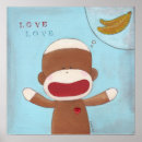 Recherche de singe de kawaii posters Mignon