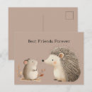 Recherche de hérisson mignon cartes postales Animaux