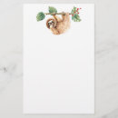 Search for sloth stationery paper Funny