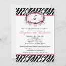 Search for zebra print birthday invitations Trendy