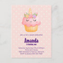 Search for unicorn cupcake invitations Watercolor