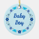 Search for blue flower ornaments Daisies
