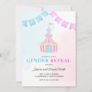 Search for watercolor gender reveal invitations Pink blue