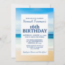 Recherche de ocean 16ans anniversaire invitations Plage