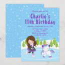 Search for skates birthday invitations Ice rink