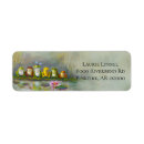 Search for lily pad return address labels Green