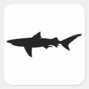 Search for shark silhouette stickers Sea