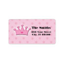 Search for crown return address labels Girl