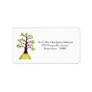 Search for tree wedding return address labels White