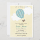 Search for hot air balloon baby boy shower invitations Travel