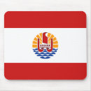 Recherche de polynésiens tapis souris Drapeau